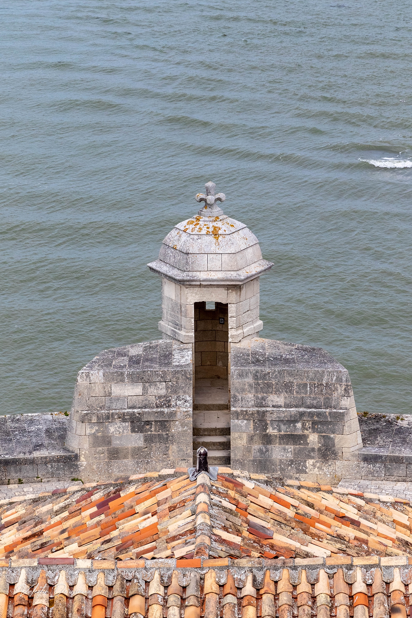 L'échauguette vu du haut de la tour